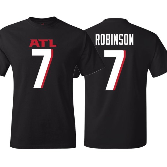 Falcons Bijan Robinson Jersey T-Shirt - Picture 1 of 3